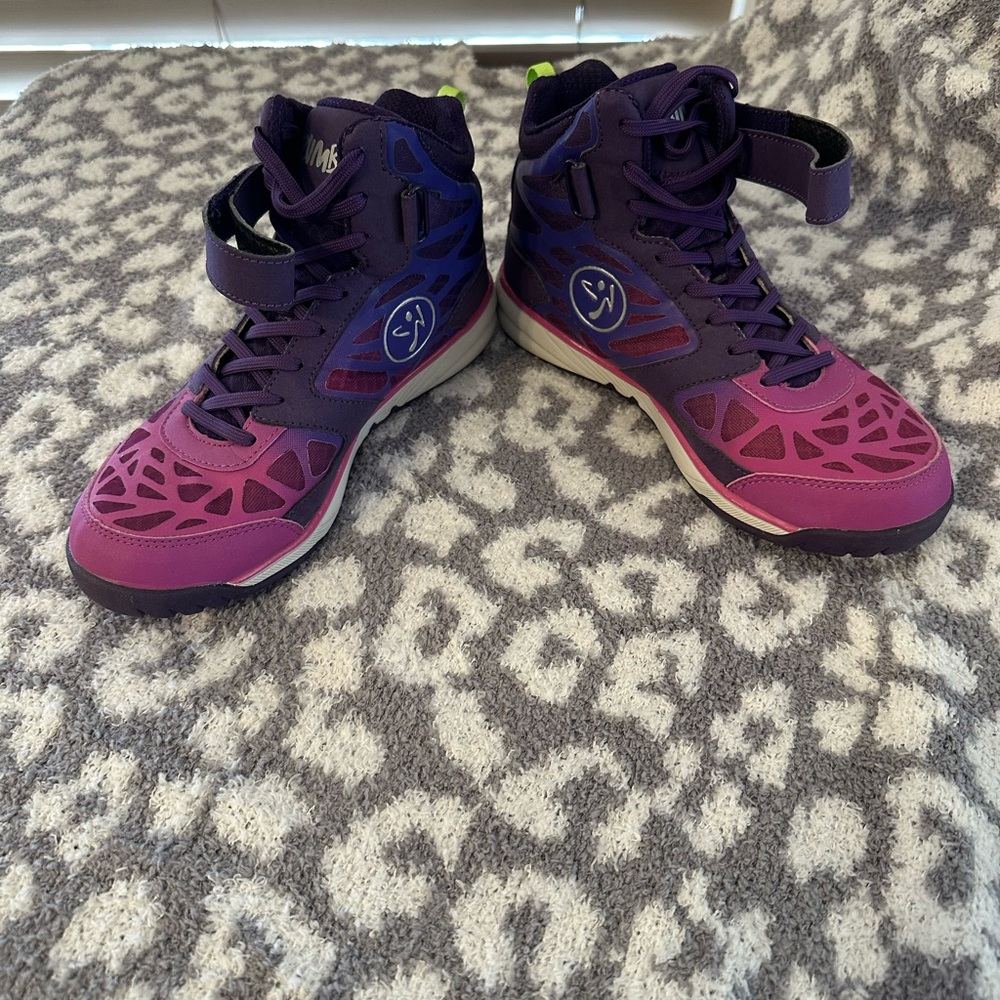 Zumba Fitness Purple and Pink Athletic Shoes